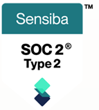 A SOC 2 seal from Sensiba.